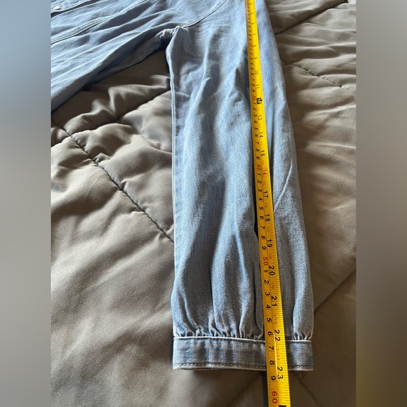 Veronica Beard Chaia Denim Mini Dress Long Sleeve - Picture 9 of 10